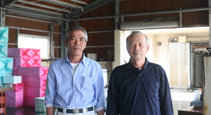 宇久島の青い海の恵みを全国へ発信